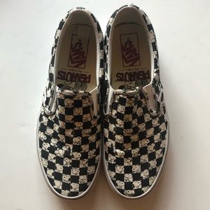 Peanuts Snoopy Vans Checkerboard